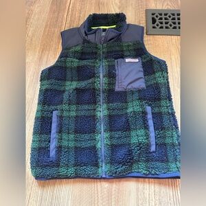 Vineyard vines size L (14) plaid vest